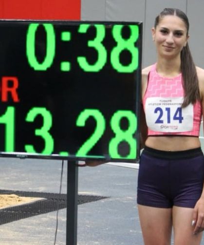 Aleyna Karabulut’tan U20’de üç adım Türkiye rekoru