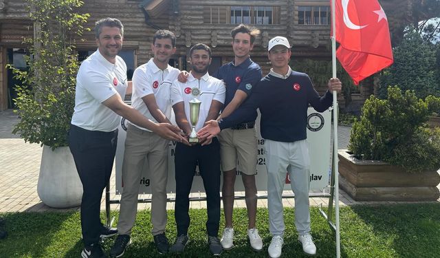 Milli Golfçüler Slovenya’da Takım Olarak Madalya Kürsüsünde