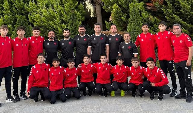 U15 Grekoromen Güreş Milli Takımı Avrupa yolcusu