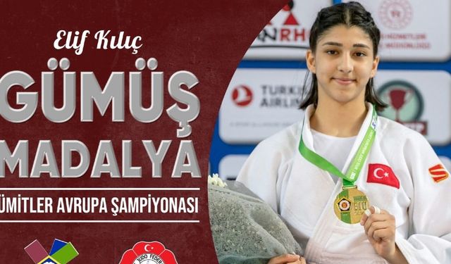 Elif Kılıç’tan Avrupa Ümitler Şampiyonası’nda Gümüş