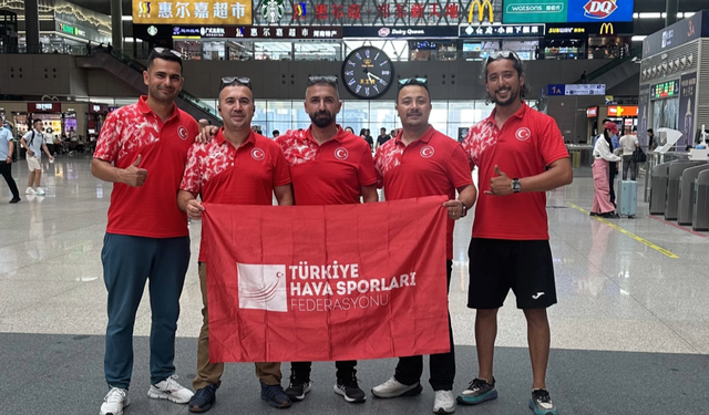 Millilerimiz Çin semalarında: Yamaç paraşütünde 5. sıradayız