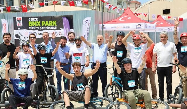 BMX Park Türkiye Şampiyonası heyecanı Gebze’de yaşandı
