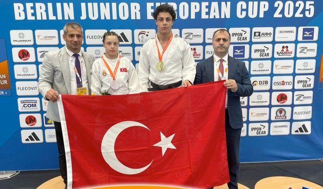 Berlin Gençler Avrupa Kupası’nda Judoda Çifte Madalya Sevinci