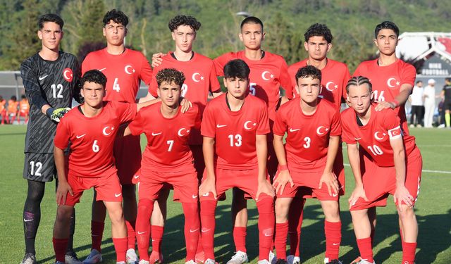 U16 Millî Takımımız, Karadağ’ı Riva’da 3-1 Mağlup Etti