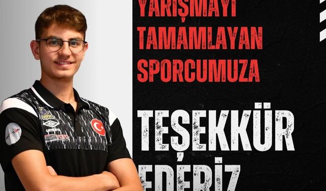 Arda Meriç U17 Avrupa Şampiyonası’nda Beşinci Oldu