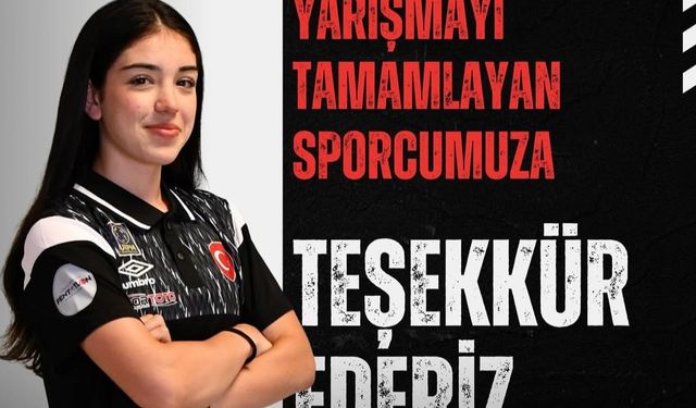 Tuana Özgür U17 Avrupa Şampiyonası'nda tecrübe kazandı
