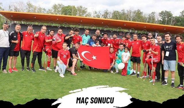 Ampute Millilerden Varşova’da Gol Yağmuru