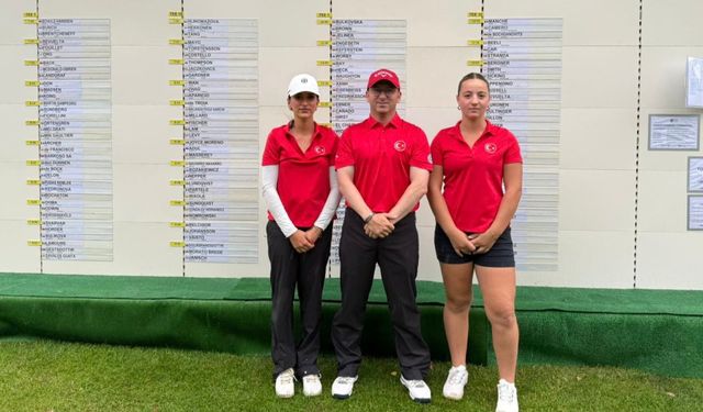Milli golfçüler Avrupa Kadınlar Şampiyonası’nda sahada