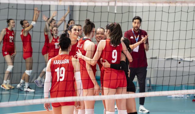 U18 Kız Voleybol Milli Takımı EYOF’ta ilk mağlubiyetini aldı
