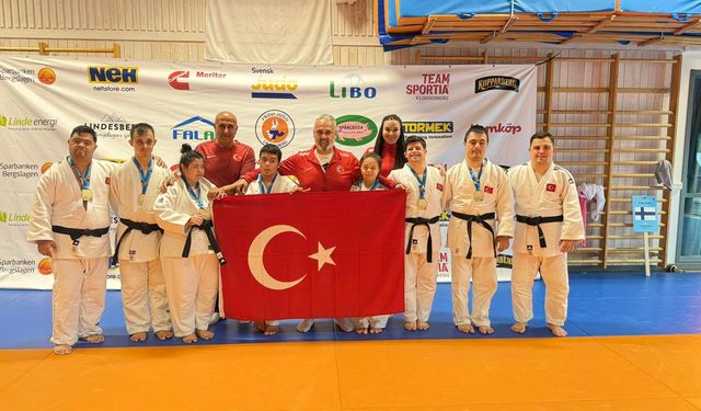 Down Judo Milli Takımı 7 Altınla Avrupa Şampiyonu Oldu