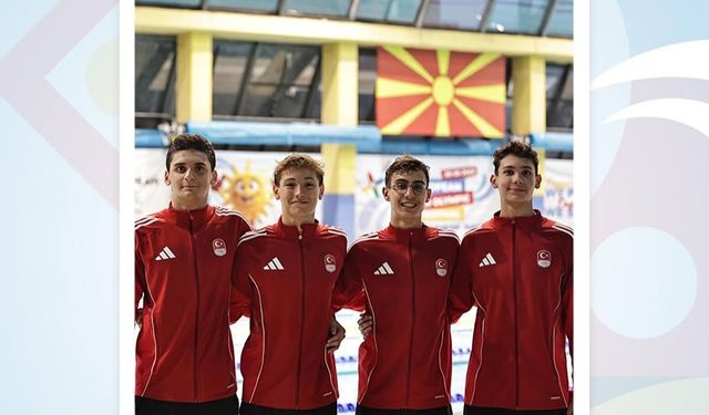 4x100m Karışık Bayrak Takımımız EYOF’ta Altın Kazandı