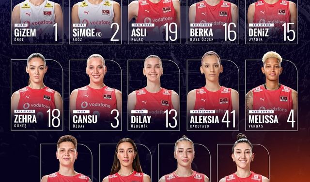 Filenin Sultanları’nın VNL Final Etabı Kadrosu Açıklandı