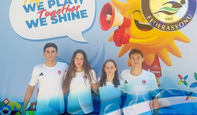 4x100m Karışık Karma Bayrak Takımımız EYOF’u 5. sırada bitirdi