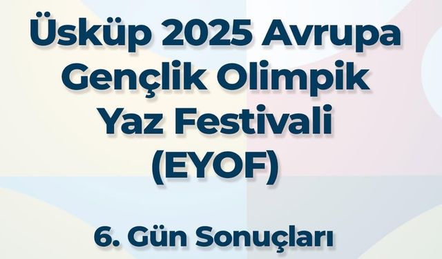 Türkiye EYOF 2025 Atletizmde 3 Madalya ile Döndü