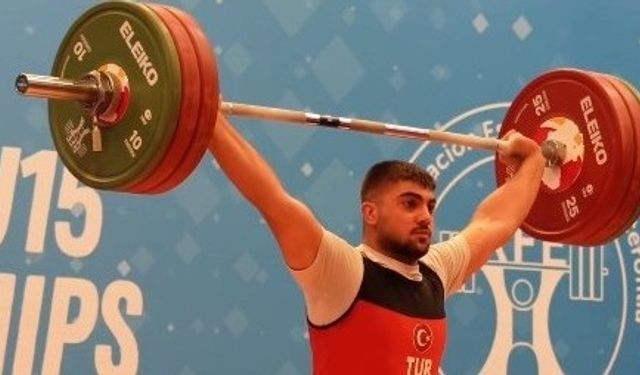 Şırnaklı Halterci Sefkan Sümen Avrupa Rekoru Kırdı