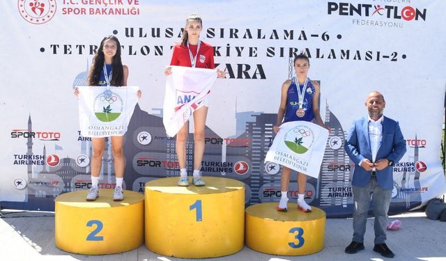 “U-19 Kadınlarda Pentatlon Ödülleri Sahiplerini Buldu”