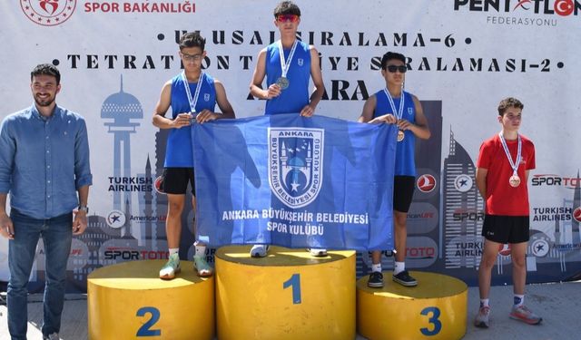 “Tetratlonda Genç Yetenekler Ödüllerle Taçlandı”