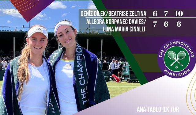 Deniz Dilek, Wimbledon Junior’da Çiftlerde İkinci Turda