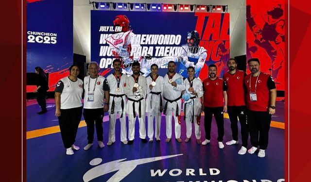 Milli Sporcular Dünya Para Taekwondo’da 5 Bronz Madalya Aldı