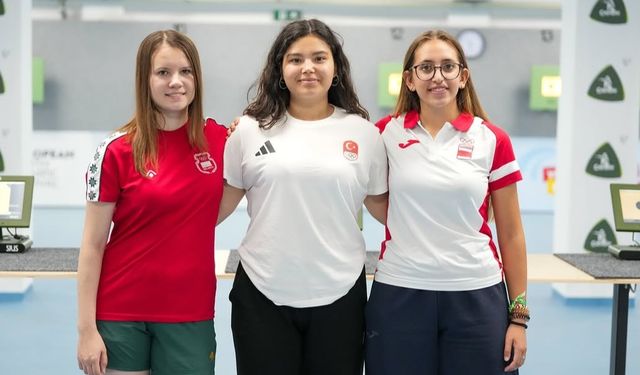 Ezginur Türkmen EYOF 2025’te altın madalya kazandı
