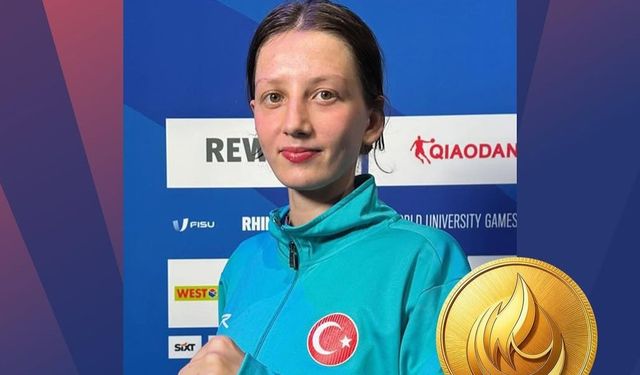 Şevval Çakal, Dünya Üniversite Oyunları’nda altın aldı