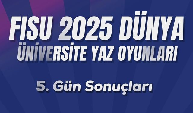 FISU 2025’te atletizmde 4 sporcu finale yükseldi