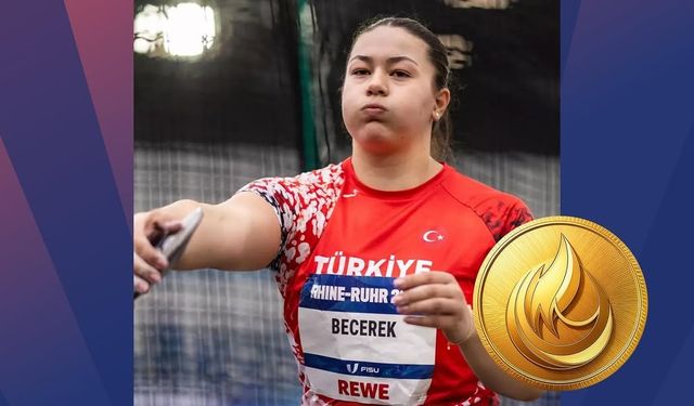 Özlem Becerek Dünya Üniversite Oyunları’nda altın aldı