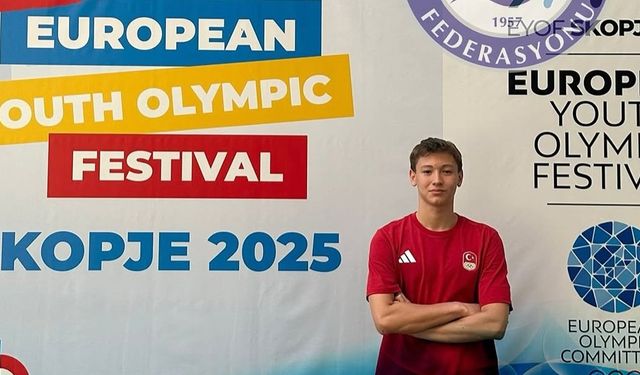 Sarp Barkın Hasay, EYOF 2025’i 200m sırtüstünde 6. bitirdi