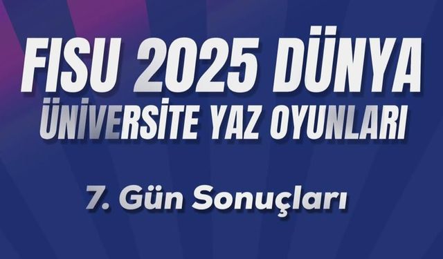 FISU 2025’te atletizm sona erdi: Türkiye’den 2 bronz
