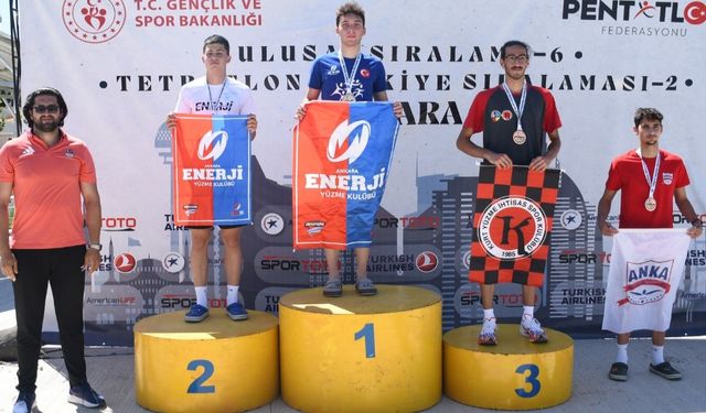 “U-19 Erkeklerde Pentatlon Ödülleri Sahiplerini Buldu”