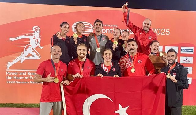 Milli atletler Kazakistan’da ilk günde 7 madalya aldı