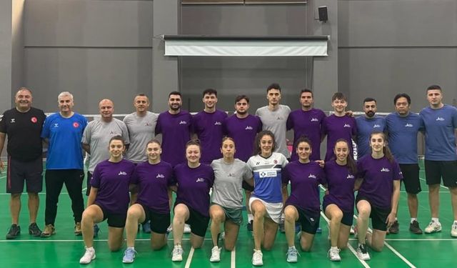 Türkiye Badminton Takımı Şampiyonaya Hazırlanıyor