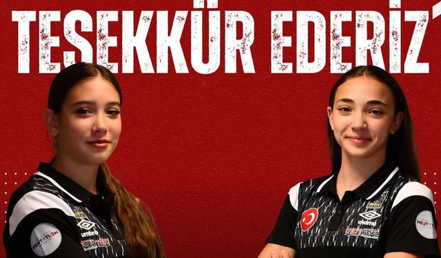 U15 Tetratlon Dünya Şampiyonası’nda Aylin ve Nevra'ya Teşekkür