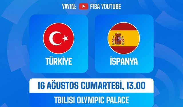 U16 Milliler Avrupa Şampiyonası’nda İspanya ile Karşılaşıyor