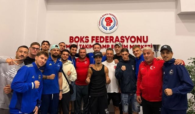 A Milli Boks Takımı, İtalya ile Kastamonu’da kamp yaptı