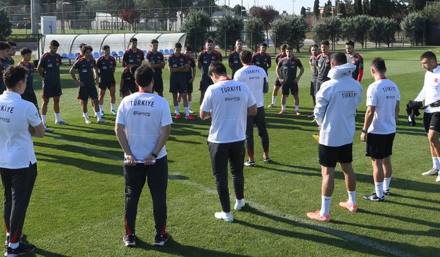 Ümit Millî Takım, Hırvatistan maçı hazırlıklarını sürdürüyor