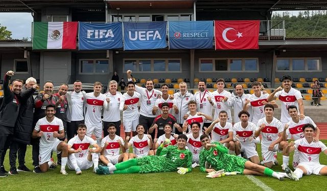 U18 Millî Takım, Meksika’yı 4-0 yenerek şov yaptı