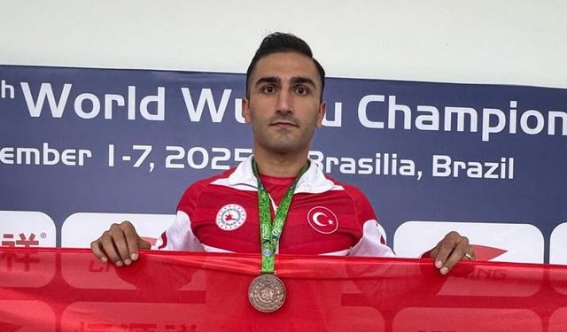 Murat Erdem Wushu’da dünya üçüncüsü oldu