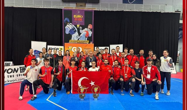 Milli Tekvandocular Almanya’da 12 Madalya Kazandı