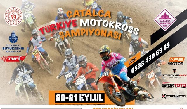 Türkiye Motokros Şampiyonası 20-21 Eylül’de Çatalca’da