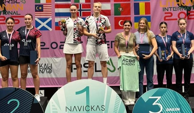 Demir ve Ocakoğlu’ndan Litvanya’da bronz madalya başarısı