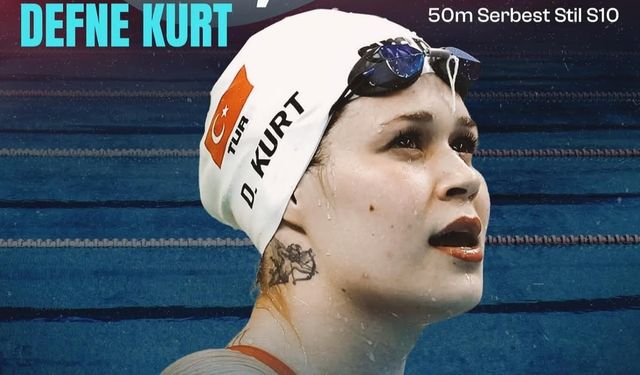 Defne Kurt, Para Yüzme Dünya Şampiyonası’nda Şampiyon