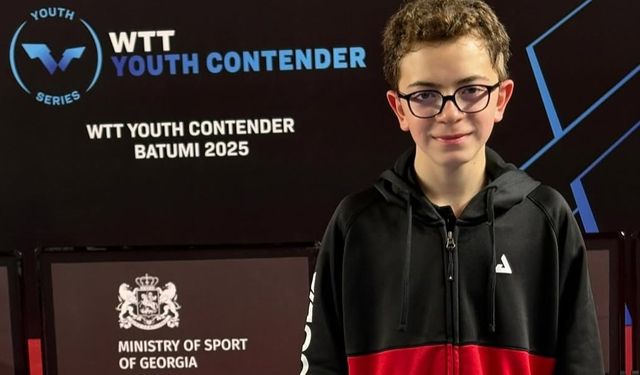 Aras Aydın WTT Youth Contender Batum’da Gümüş Aldı