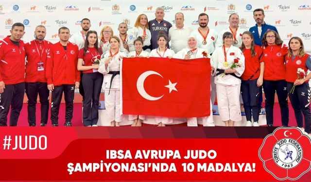 IBSA Avrupa Judo Şampiyonası’nda Türkiye’den 10 Madalya