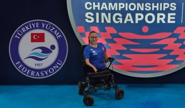 Ebrar Bilge 100m sırtüstü finaline yükseldi