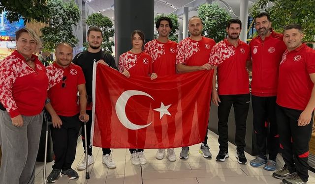 Para atletizm milli takımı Yeni Delhi’ye uğurlandı