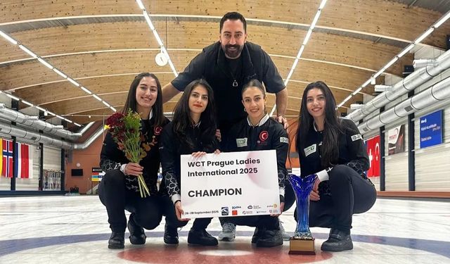 Kadın Curling Takımı Prag’da Namağlup Şampiyon Oldu