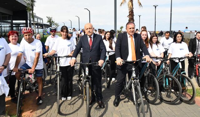 Trabzon’da bisiklet ve yürüyüşle hareketlilik haftası