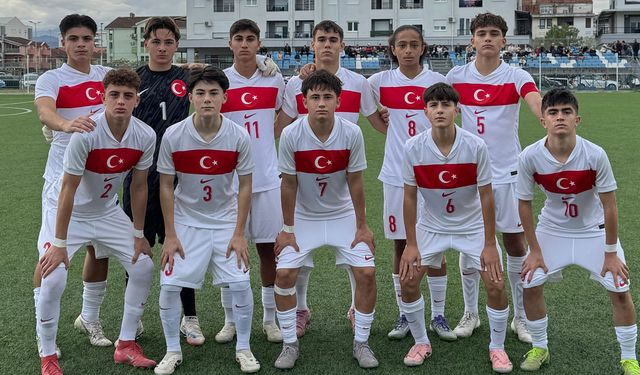 U15 Millî Takımımız, Karadağ’ı 3-0 Mağlup Etti