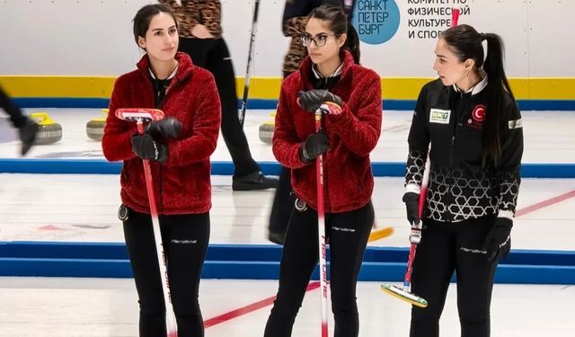 Kadın Curling Milli Takımı St. Petersburg’da galip geldi